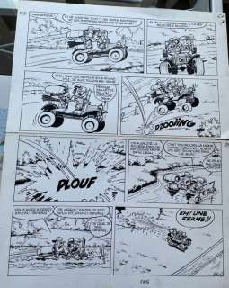 Francis - 1 Original page - Marc Lebut - Ford T bondissante - 1980 | Catawiki