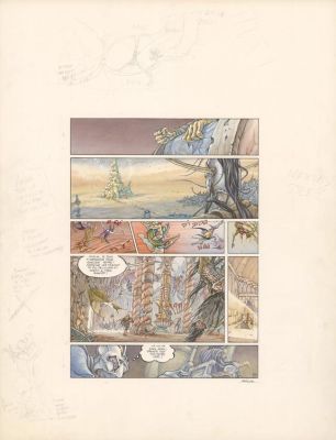 Thierry Ségur - Planche originale n°29 - Le sang des rois - Légendes des Contrées oubliées