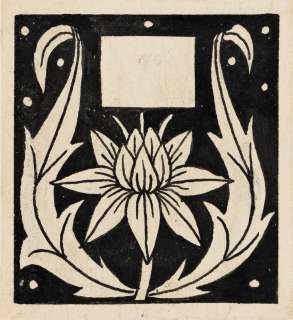 AUBREY BEARDSLEY (1872-1898) "Flower flanked by Leaves." | Swann Galleries