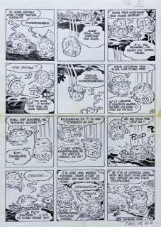 Dimitri - 1 Original page - Rififi le moineau turbulent - Sixième Acte - 1970 | Catawiki