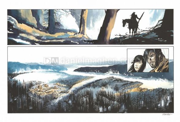 Bernard Vrancken | Nouvelle France, Chapitre I, planche orig | Daniel Maghen