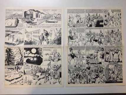 Cazanave, Raymond - 2 Original page - Prince Malgré Lui - 1948