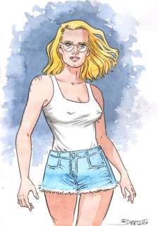 Barletta, Elisabetta - 1 Original colour drawing - Miss Tattoo - 2025 | Catawiki