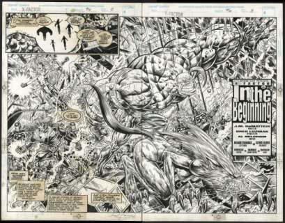 Luzniak, Greg - X-FACTOR #96 Double Page Splash | ComicConnect