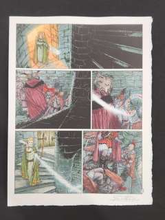 Tillier, Béatrice - 1 Original colour page - Complainte des Landes perdues T11 - Regina Obscura - 2023 | Catawiki