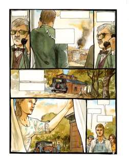 Berlion, Olivier - 1 Original colour page - Le Kid de l’Oklahoma - p. 19 - 2010 | Catawiki