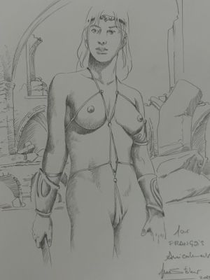 Jean-Marc Stalner - 1 Original drawing - La Esmeralda - 2025 | Catawiki