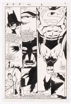Lot 109 - KEITH GIFFEN HEROES AGAINST HUNGER #1 COMIC BOOK PAGE ORIGINAL ART. | Hake’s