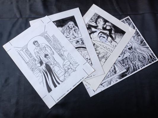 Debora Diamanti - 4 Original page - Necromantico - 2022 | Catawiki