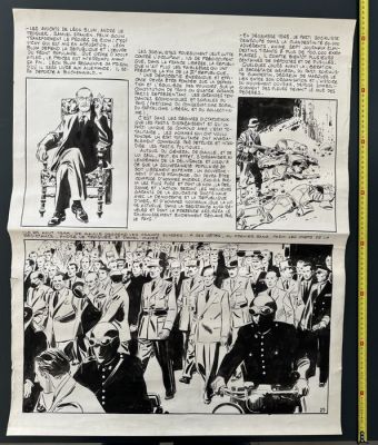 Gillon, Paul - 1 Original page - Histoire du socialisme en France - Format géant - 1977 | Catawiki