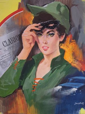 Jacono, Carlo - 1 Original cover - Ellery Queen Dopo la Folgore - 1964 | Catawiki