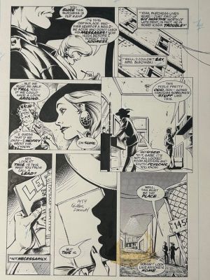 Adam Hughes and Rick Magyar - 1 Original page - Maze Agency - Maze Agency - 1989 | Catawiki