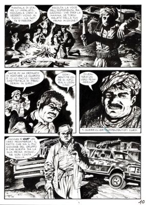 Dotti, Maurizio - 2 Original page - Dampyr #40 - "Vathek!" - 2003 | Catawiki
