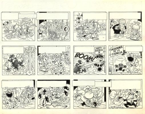Ibáñez, Francisco - 1 Original page - Mortadelo y Filemón - Clever & Smart: Paling en Ko - 2003 | Catawiki