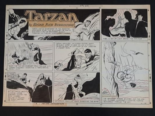 Lubbers; Van Buren - 1 Original page - Tarzan by Edgar Rice Burroughs. - 1952 | Catawiki