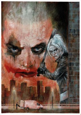 Continue Shopping | JOKER/HARLEY MALICIOUS INTENT #1 MARTIN SIMMONDS ORIGINAL COVER ART | Scott’s Collectables