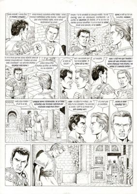 Mitton, Jean-Yves - 1 Original page - Ben Hur - Messala (planche non publiée) - 2008 | Catawiki