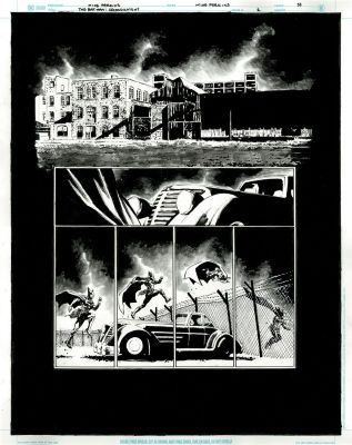 The Bat-Man: Second Knight #2 p.33 - Bat-Man Somersault Sequence! | Comic Book Art Gallery