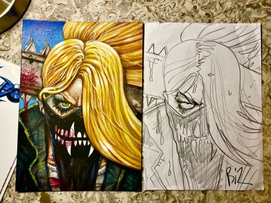 Continue Shopping | SOMETHING IS KILLING THE CHILDREN #1 10TH PRINT SIMON BISLEY ORIGINAL COVER ART | Scott’s Collectables