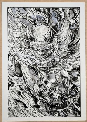 Continue Shopping | ERTIGAN A4 (VINCENZO RICCARDI ORIGINAL ART) | Scott’s Collectables