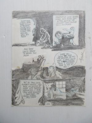 Eisner , Will - 1 Original preliminary page - To the heart of the storm - page 46 - signed | Catawiki