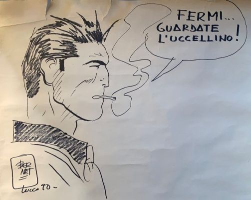 Bernet, Jordi - Original drawing - Torpedo - Lucca - 1990 | Catawiki