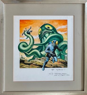 Bus, Bert - 1 Original cover - Trigië - gesigneerd - 1971 | Catawiki