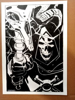 Guillermo Sanna - Original drawing - He-man - Skeletor - 2025 | Catawiki
