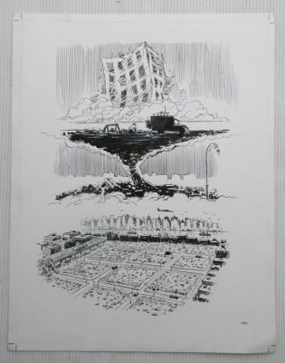 Eisner, Will - 1 Original page - Dropsie Avenue - 1985
