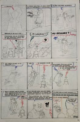 Jacques Devos - 1 Original page - Genial Olivier | Catawiki