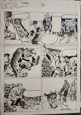 Lucien Nortier - 1 Original page - Rintintin