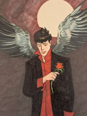 Di Vincenzo, Maurizio - 1 Original colour drawing - Dylan Dog: Ali | Catawiki