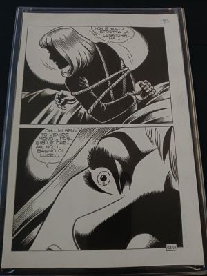 Magnus - 1 Original page - Satanik | Catawiki