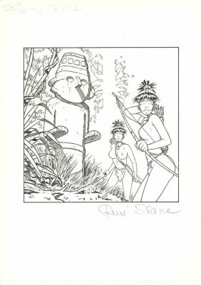 René Sterne | Illustration originale - Adler | Daniel Maghen