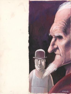 Alexis | couverture originale de Pilote - Time is Money | Daniel Maghen