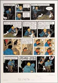 Tintin Au Tibet Lithographie En Couleur Commercialisée En 1981 Au Profit Du Â«Â World Wildlife Fund Belgiumâ Â», Plus Communément Nomm... |  | Artcurial