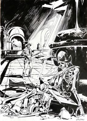 Ticci, Giovanni - 1 Original drawing - Tex - Cavalcando con Tex vol. 4 | Catawiki
