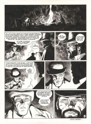 Ralph Meyer | Planche originale n°45 - Mister Prairie - Undertaker | Daniel Maghen