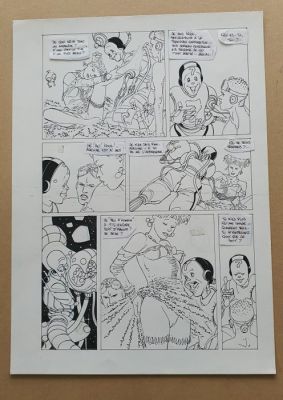 Lamquet, Chris - 1 Original page - L’amour Hologramme - 1990 | Catawiki