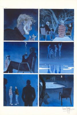 Emmanuel Lepage | Planche originale - Au pied des étoiles | Daniel Maghen