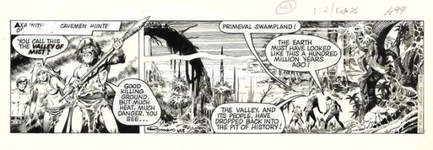 Enric Badia Romero - 1 Original page - Axa - strip #498 - Special strip with two panels - Signed - 1980 | Catawiki