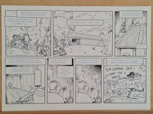 De Decker, Frodo - 1 Page originale (une demi-page) - De Ridder - Pagina 22a uit De Ridder 4 | Catawiki