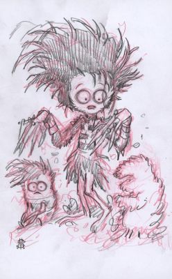 Stan Manoukian | Crayonné original, "Edward aux mains d’argent" | Daniel Maghen