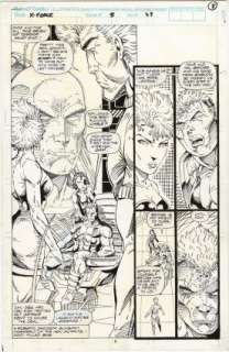 Liefeld, Rob - X-FORCE #5 Half Splash