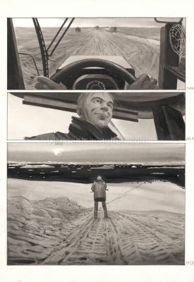 Emmanuel Lepage | La Lune est blanche, Planche originale | Daniel Maghen