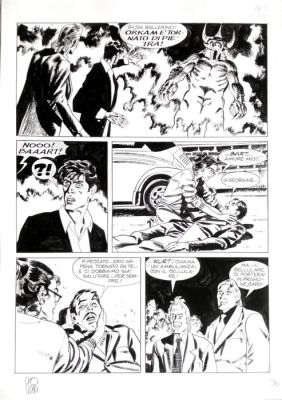 Stano, Angelo - 1 Original page - Dylan Dog - n. 217 | Catawiki