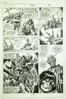 Buscema, John / Chan, Ernie | original plate  - Savage Sword of Conan no. 206 | Catawiki