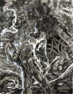 Slemons, Jeff - GALACTUS AND ROM SPACEKNIGHT Illustration