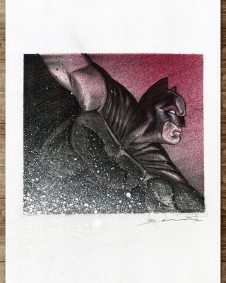 García Benavente, Nacho Œuvre originale - Batman: Dark Knight Rising – Hand Signed Original Mixed Media Artwork | Catawiki