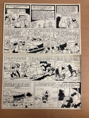 Bob De Moor - 1 Original page - Tijl Uilenspiegel - De zwarte ossewagen - 1951 | Catawiki